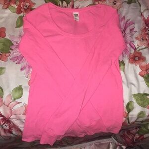 pink size s long sleeve